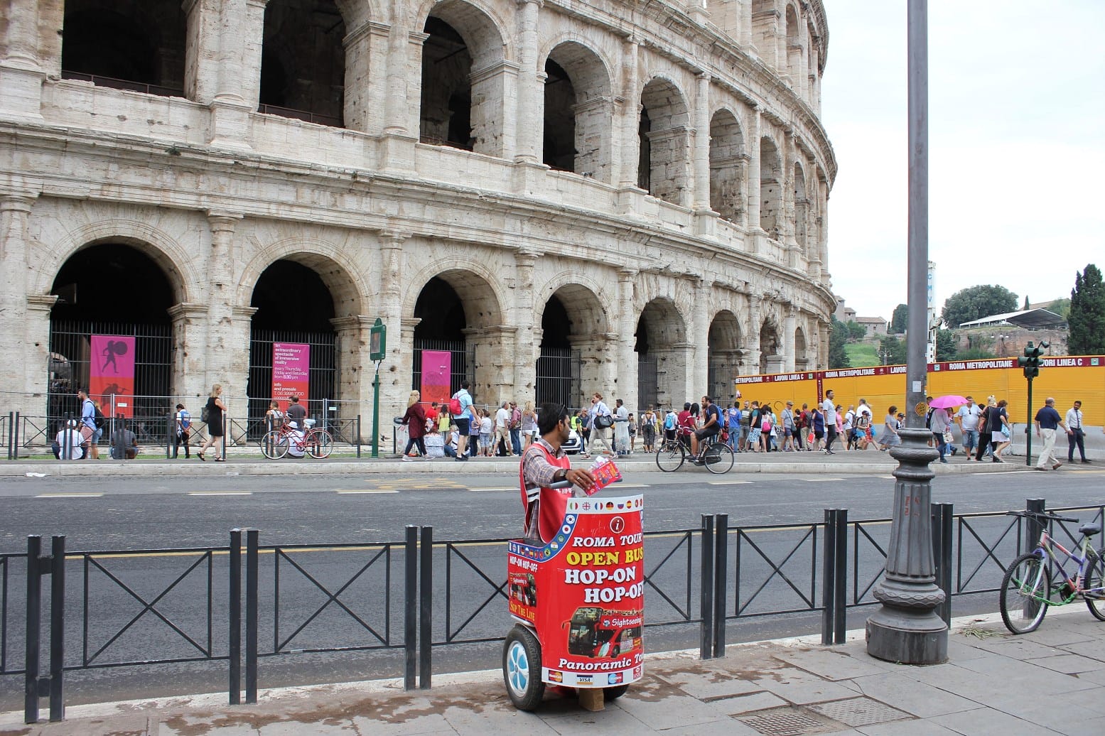 is roma pass worth it Hop on hop off bus colosseum