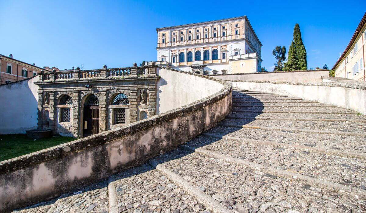 Villa Farnese in Caprarola city