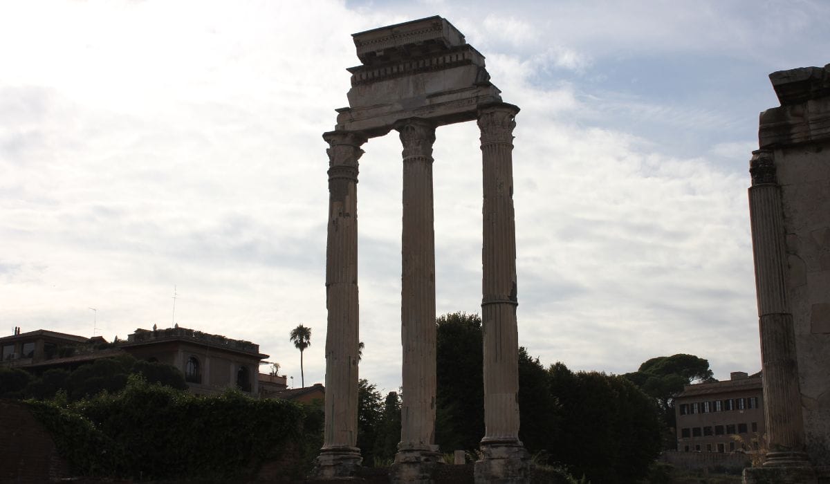 The history of Temple of Castor and Pollux